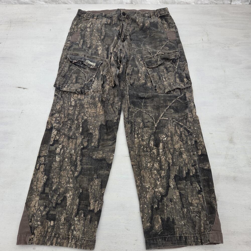 Magellan Outdoors Pants Mens XL Camo Realtree Timber Hunting Outdoor